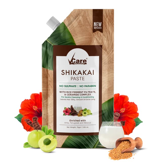 New Improved Shikakai Paste – Gentle Cleansing & Deep Conditioning - 75g | pack of 1